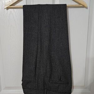Express Women’s Dress Pants Charcoal Grey Textured Trousers Size 10R Work
